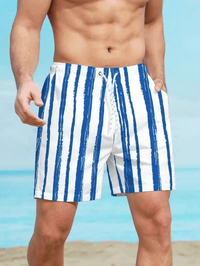 Quick-drying men's swim shorts with a comfortable fit – Luca-Blue-S-State of Style