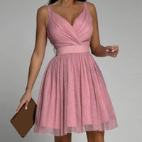 Radiant Sequin Party Dress - Seraphina-Pink-XS-State of Style