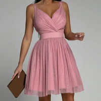 Radiant Sequin Party Dress - Seraphina-Pink-XS-State of Style