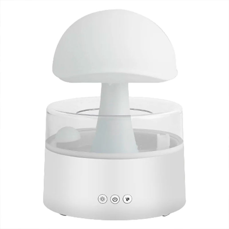 RainGlow Cloud Rain Humidifier-White-State of Style