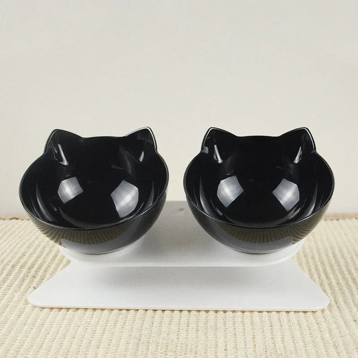 Raised Cat Bowl - ErgoBowl-Black-State of Style