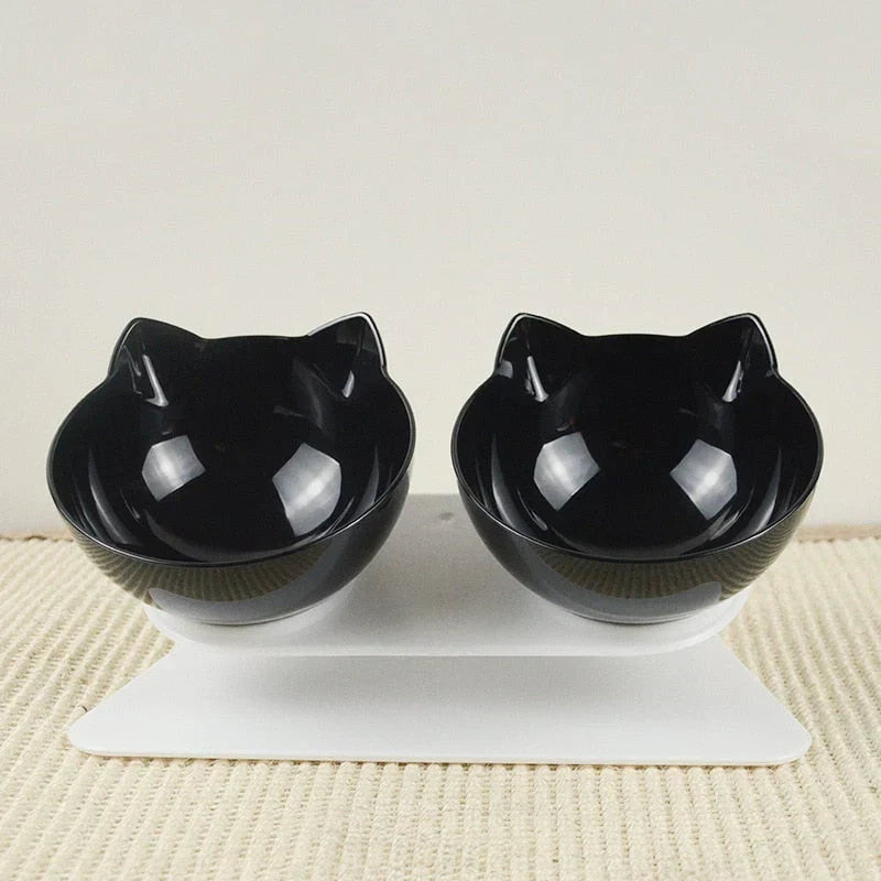 Raised Cat Bowl - ErgoBowl-Black-State of Style