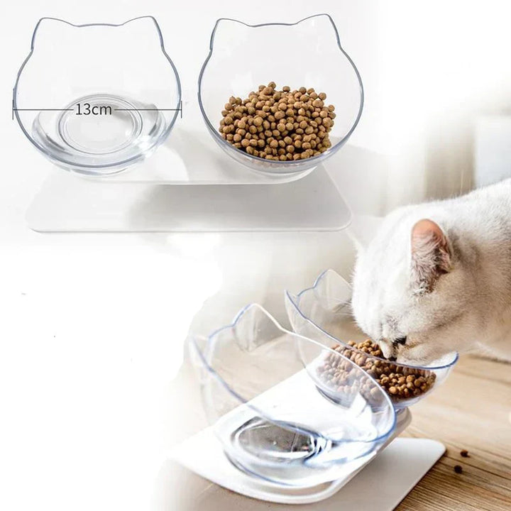Raised Cat Bowl - ErgoBowl-Transparent-State of Style