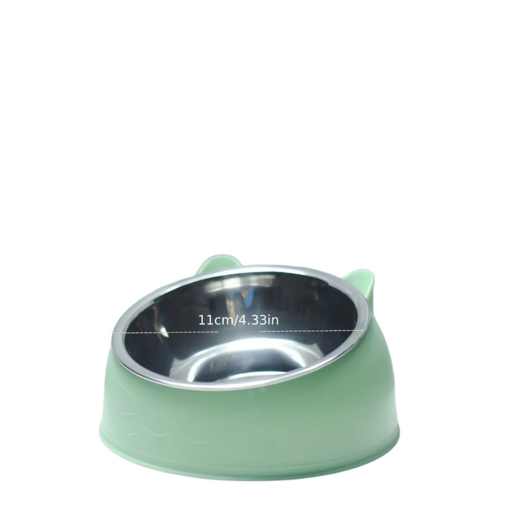 Raised Cat Food Bowl - ComfortBowl-Green-State of Style