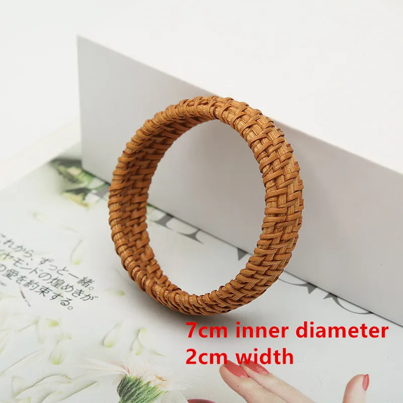 Rattan Woven Bangles | Elegant and Versatile Jewellery-OPTION 7-State of Style