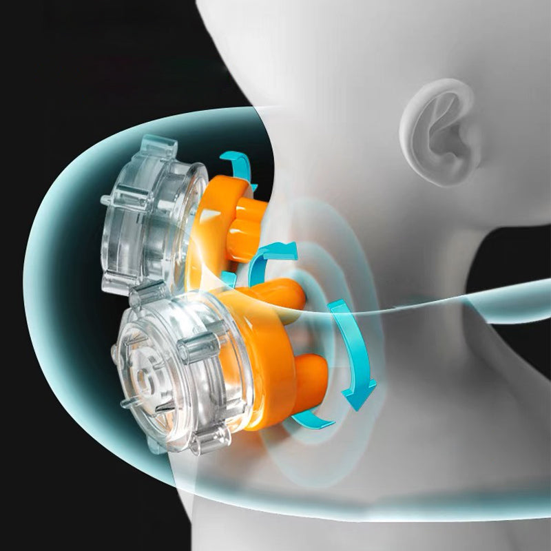 Rechargeable Heating Pad with Neck Massage – CozyTherm-Dark Blue-State of Style