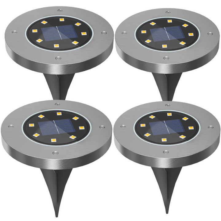 Rechargeable Solar Energy Lighting - EcoGlow-White-4 Pieces-State of Style