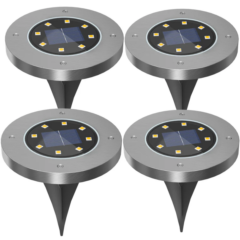 Rechargeable Solar Energy Lighting - EcoGlow-White-4 Pieces-State of Style