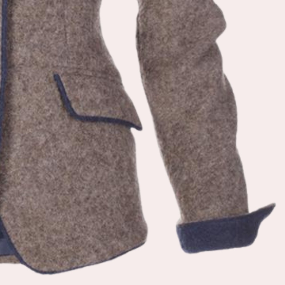 Refined Women's Blazer - Elara-Brown-XS-State of Style