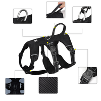 Reflective Anti-Pull Dog Harness - GripGuard-S-Khaki-State of Style