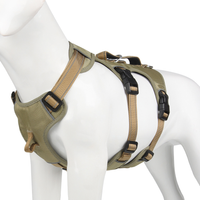 Reflective Anti-Pull Dog Harness - GripGuard-S-Khaki-State of Style