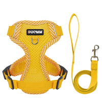 Reflective Harness and Leash Set for Small Dogs - AirFlex-Yellow-S-State of Style