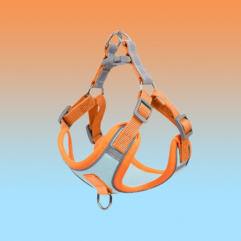 Reflective Puppy Harness - BrightPaw-Blue-M-State of Style