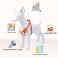 Reflective Puppy Harness - BrightPaw-Blue-S-State of Style