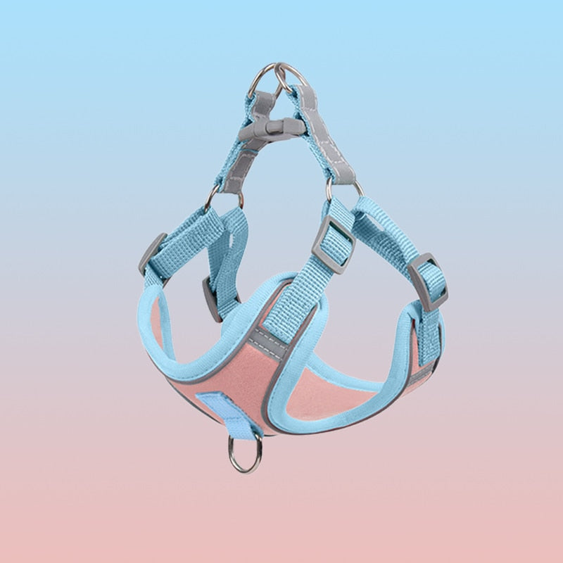 Reflective Puppy Harness - BrightPaw-Pink-S-State of Style