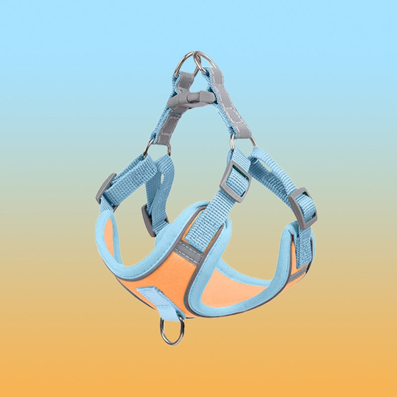 Reflective Puppy Harness - BrightPaw-Yellow-S-State of Style