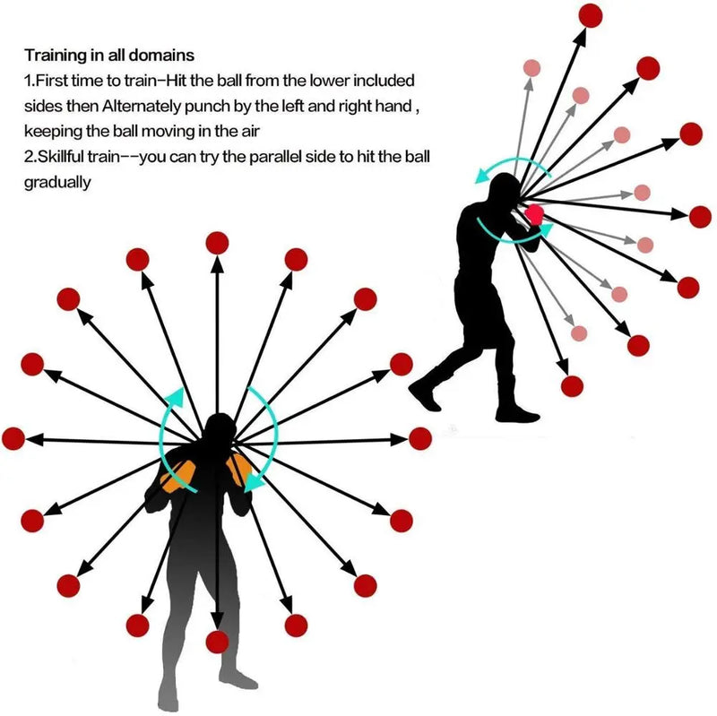 Reflex ball for Boxing Training - PunchPro-Black (Light Weight)-State of Style