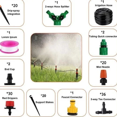 Refreshing Irrigation System - AquaCool-5M (5 sprayers)-State of Style