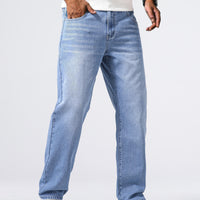 Relaxed Fit Regular Men's Jeans - Lucas-Royal Blue-30-State of Style