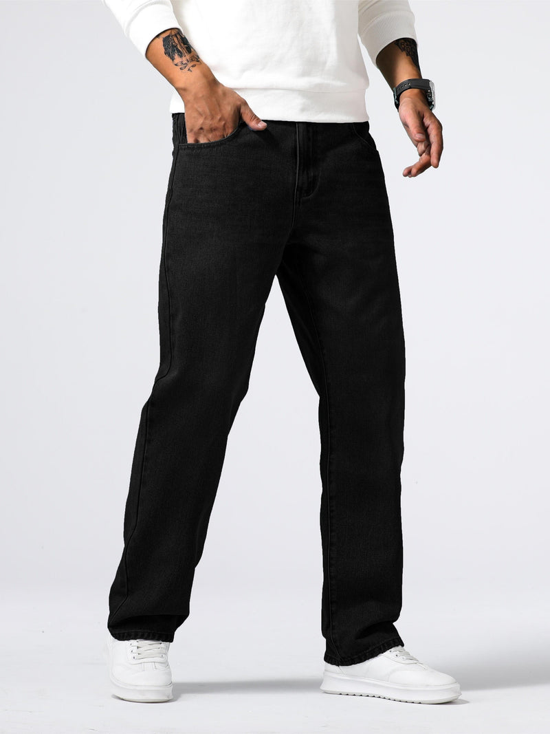 Relaxed Fit Regular Men's Jeans - Lucas-Royal Blue-30-State of Style
