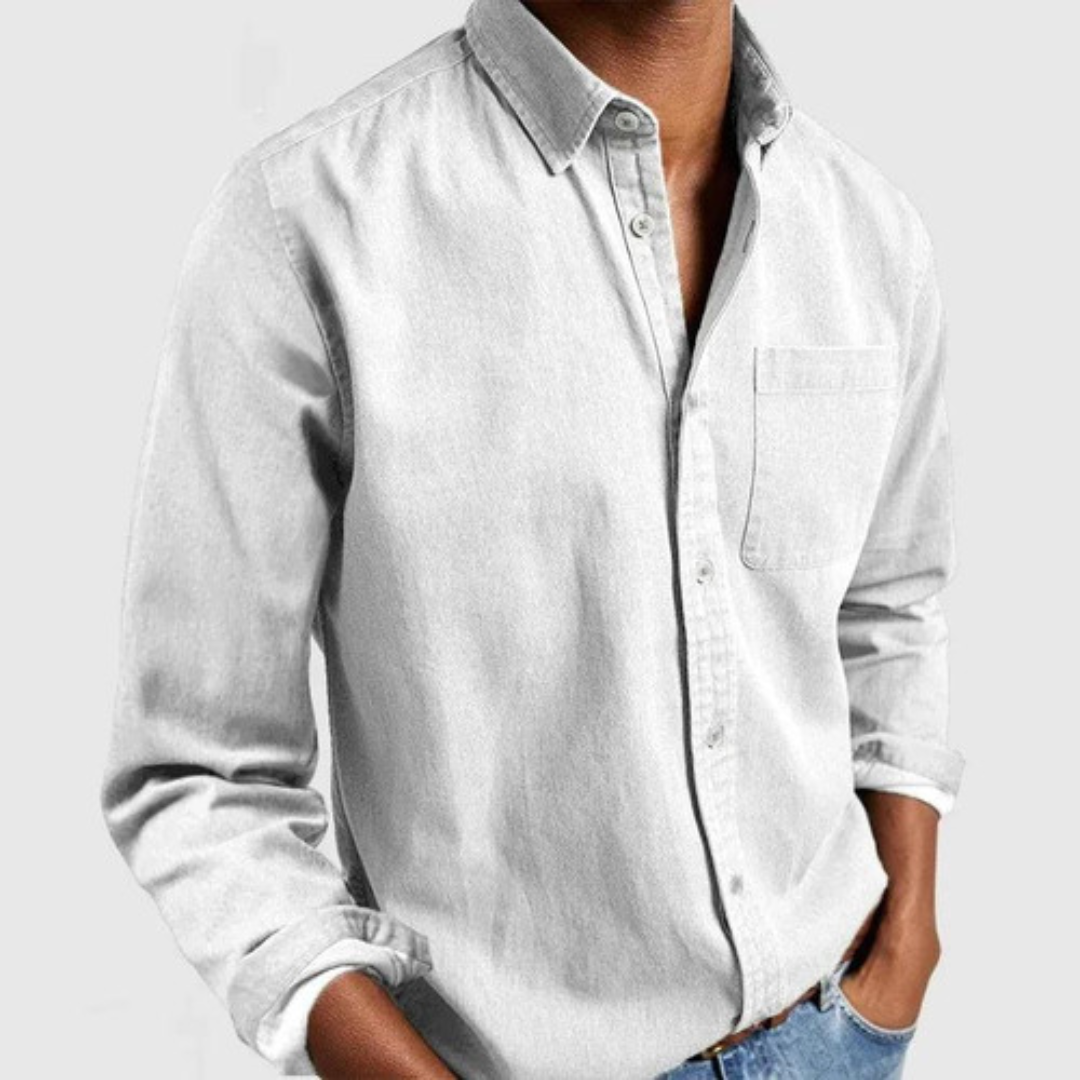 Relaxed men's casual shirt with a modern cut - Henrik-White-S-State of Style