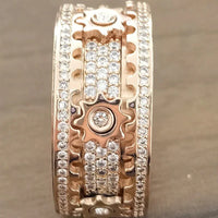 Relaxing Spinner Ring - Spinfinity-Rose Gold-17.4mm-State of Style