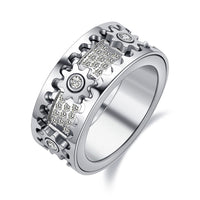 Relaxing Spinner Ring - Spinfinity-Silver-17.4mm-State of Style