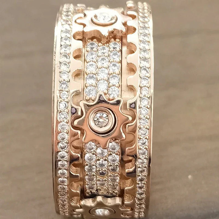 Relaxing Spinner - Spinfinity-Rose Gold-17.4mm-State of Style