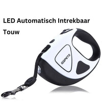 Retractable Dog Leash with LED Light - SafePaw-5M-White-State of Style