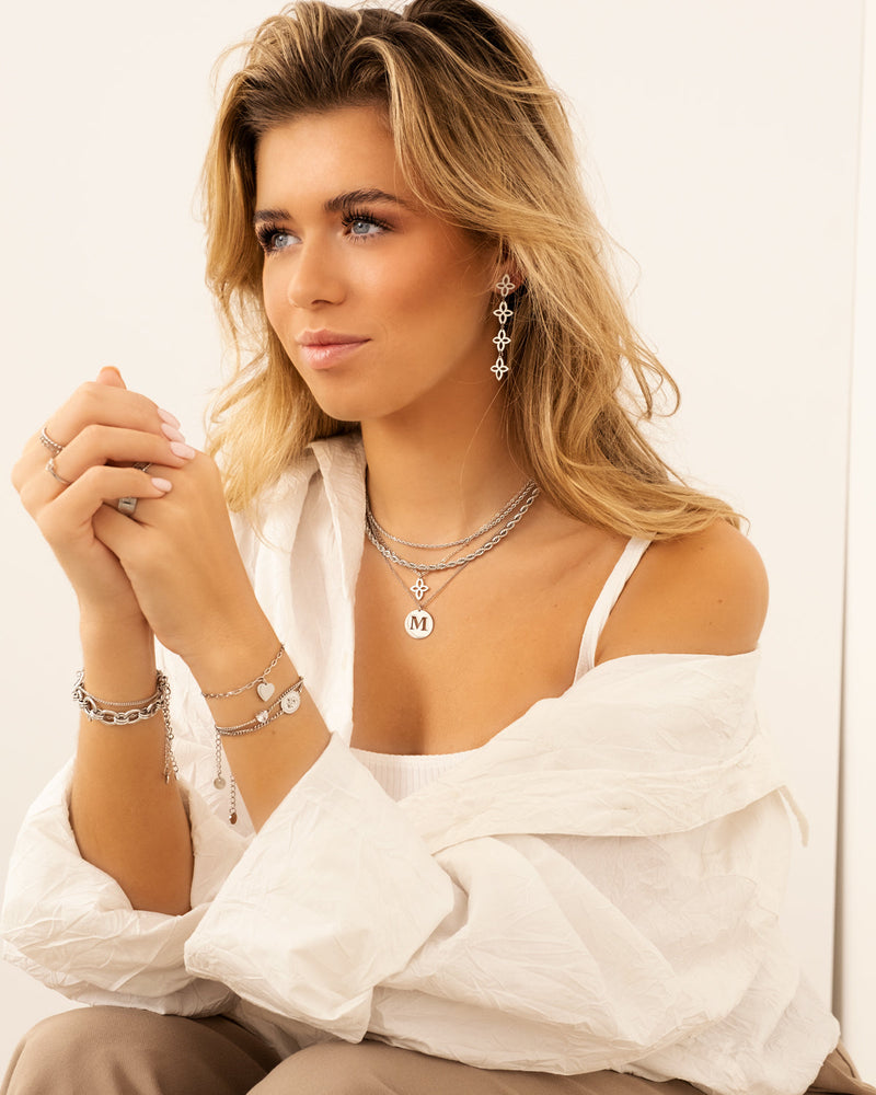 RETRO FLOWER HOOP EARRINGS - Limited Edition-Gold-plated-State of Style