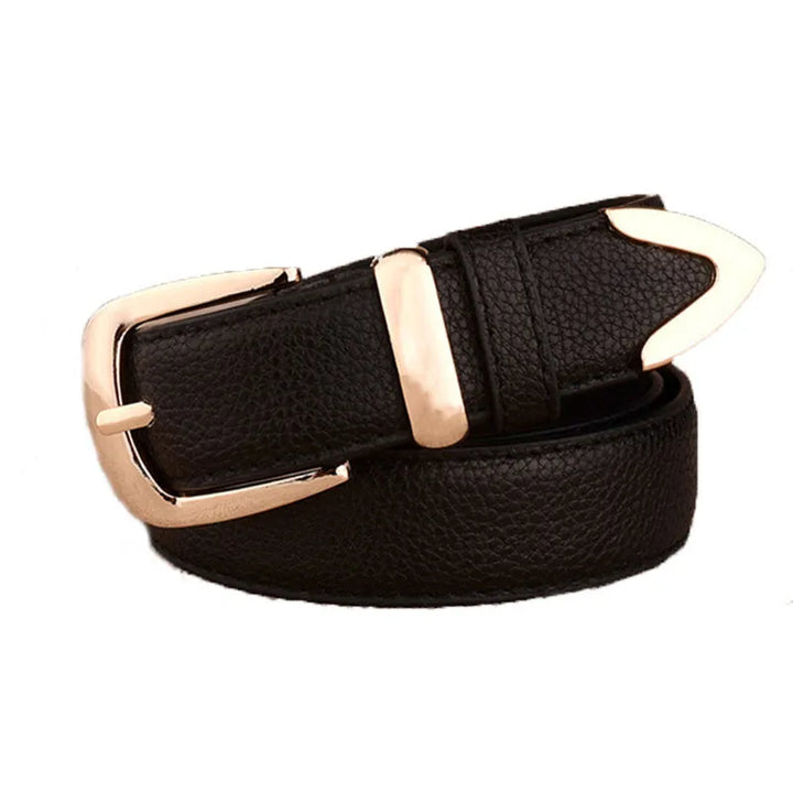 Retro Genuine Leather Belt | Classic & Stylish-Black-105CM-State of Style