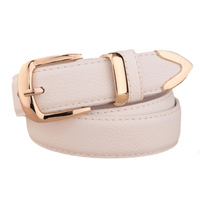 Retro Genuine Leather Belt | Classic & Stylish-White-105CM-State of Style
