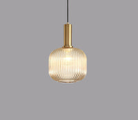 Retro Glass Pendant Lamp - ColorVibe-Brown-A-State of Style