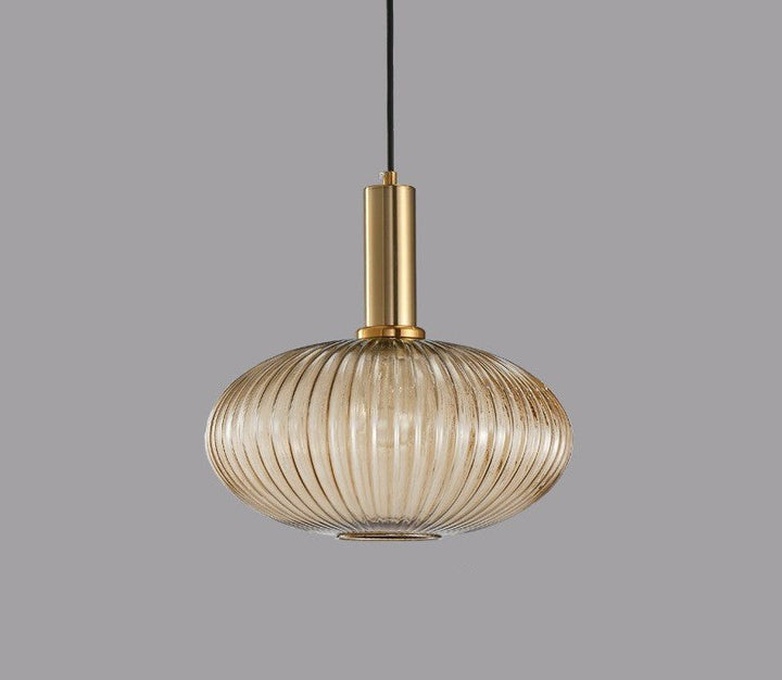 Retro Glass Pendant Lamp - ColorVibe-Brown-C-State of Style