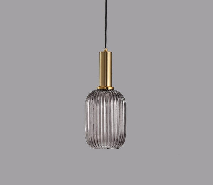 Retro Glass Pendant Lamp - ColorVibe-Grey-A-State of Style