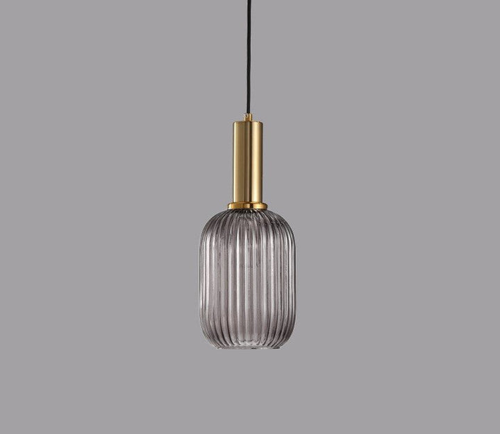 Retro Glass Pendant Light - ColorVibe-Brown-A-State of Style
