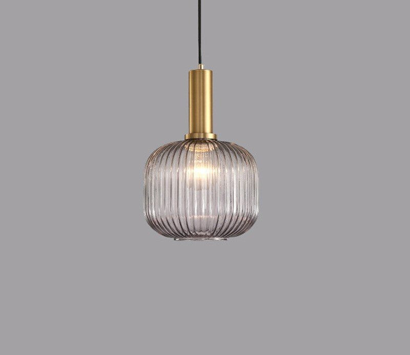 Retro Glass Pendant Light - ColorVibe-Brown-A-State of Style