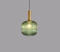 Retro Glass Pendant Light - ColorVibe-Brown-A-State of Style
