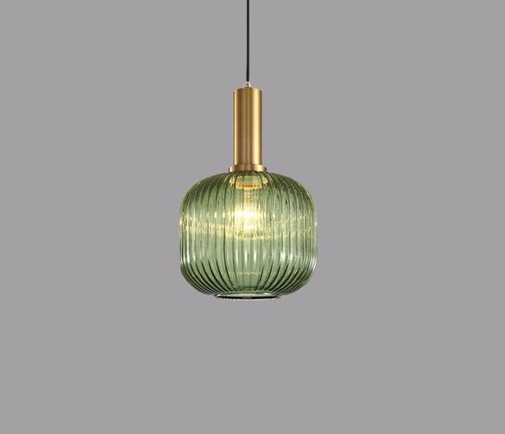 Retro Glass Pendant Light - ColorVibe-Brown-A-State of Style