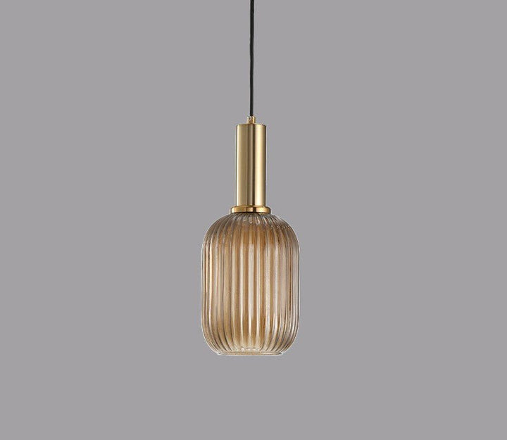 Retro Glass Pendant Light - ColorVibe-Brown-A-State of Style