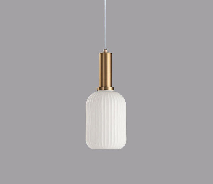 Retro Glass Pendant Light - ColorVibe-White-A-State of Style