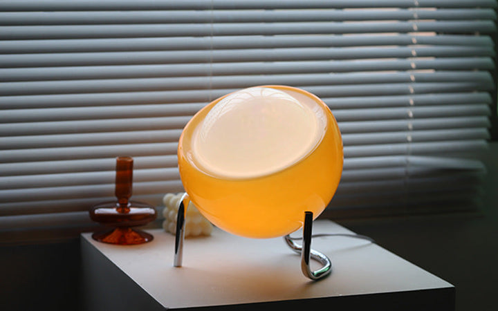 RETRO GLASS TABLE LAMP - ATMOSPHERIC NORDIC NIGHT LIGHTING-State of Style