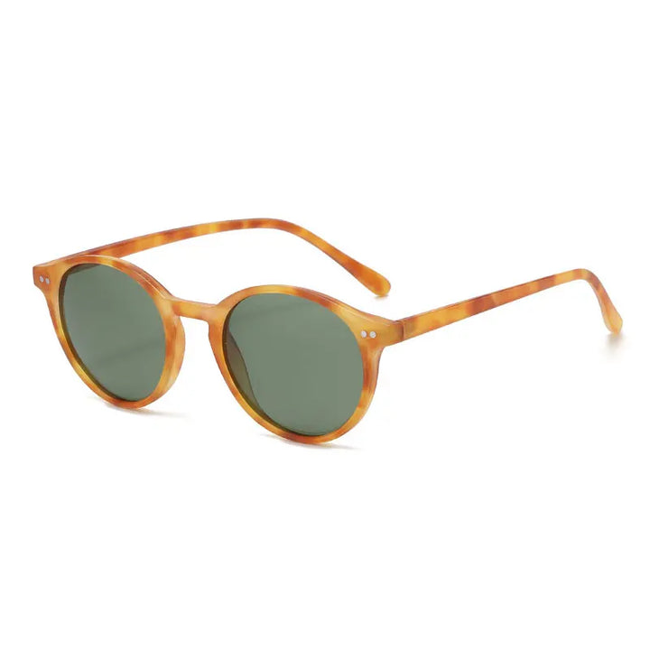 Retro Round Polarised Sunglasses - SunnyStyle-Orange/Gray-State of Style