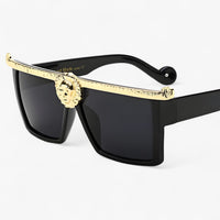 Retro sunglasses with lion style – Ferrox-Black-State of Style