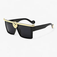 Retro sunglasses with lion style – Ferrox-Gold-State of Style