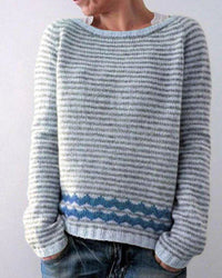 Retro Women's Jumper - Celeste-Sky Blue-S-State of Style