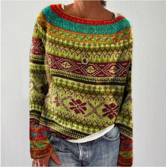 Retro Women's Jumper - Celeste-Yellow-S-State of Style