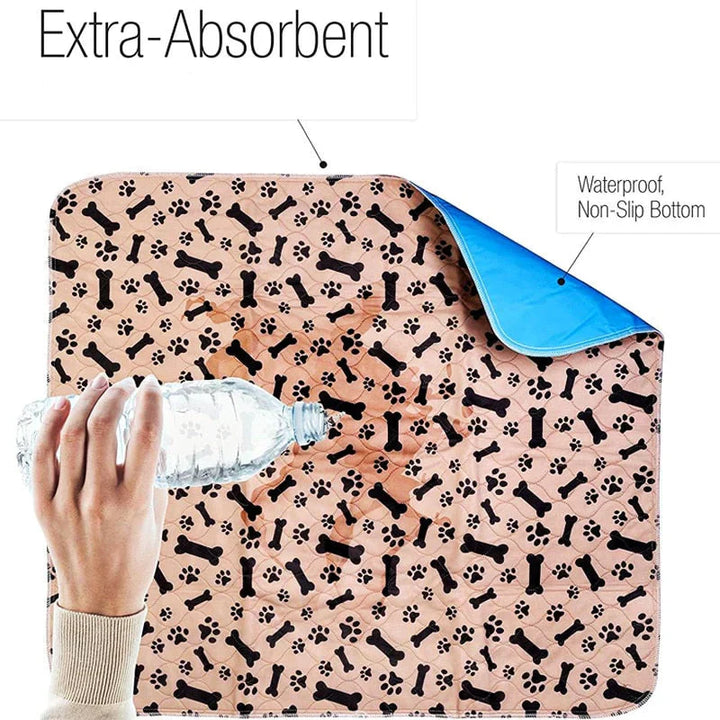 Reusable Plasma for Dogs - EcoPad-Coffee-Bone-Paw-40 x 60 cm-State of Style