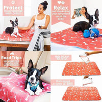 Reusable Plasma for Dogs - EcoPad-Coffee-Bone-Paw-40 x 60 cm-State of Style