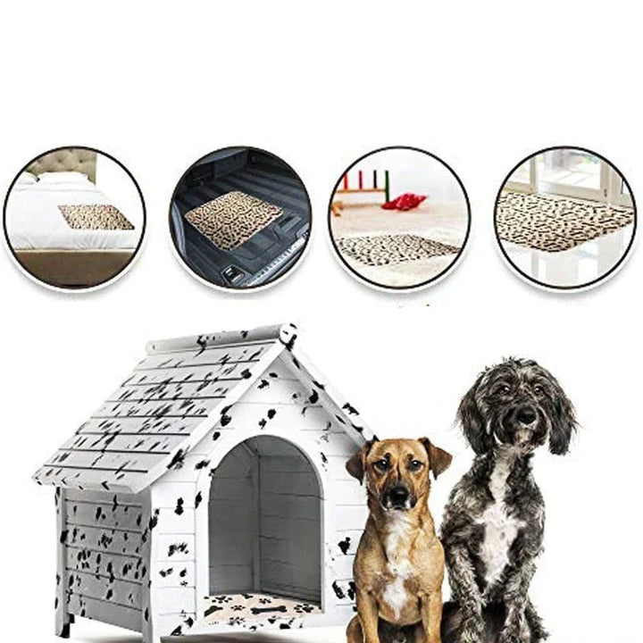 Reusable Plasma for Dogs - EcoPad-Coffee-Bone-Paw-40 x 60 cm-State of Style